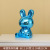 Creative Practical Modern Simple Electroplating Rabbit Crafts Ornaments Resin Piggy Bank Housewarming Decorations Gifts