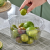 22.5*19.5*14 Fruit Plate Tea Cup European Transparent Medium Salad Bowl Acrylic Crystal Drop-Resistant