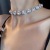Korean Style Fashionable All-Match Flower Diamond Bracelet Internet Celebrity Ins Style Sweet Elegance Women's Necklace Ornament