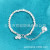 Silver-Plated Bracelet Small Pieces of Silver Bracelet Female Ins Trendy All-Match Cold Niche Geometric round Bracelet Fashion Hand