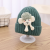 Autumn and Winter New Children Hat Cartoon Lamb Candy Color Woolen Cap plus Velvet Thermal Knitting Sleeve Cap Baby Hat