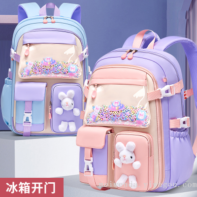 New Cartoon Dream Primary School Student Schoolbag 1-6 Grade Large Capacity Backpack One Piece Dropshipping