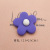 Manufacturer Hot Sale Resin Frosted Xuan Ya Rounded Corner Five Petal Flower DIY Children's Hair Accessories Phone Case Beauty Material