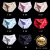 New Year of Birth Red Girls' Underwear Ice Silk Seamless One-Piece Briefs plus Size Mid Mid-Waist Loose Soft Pants Wholesale