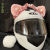 Cat Ears Helmet Decorations Cute Personality Motorcycle Electric Car Female Knight Helmet Ears Removable