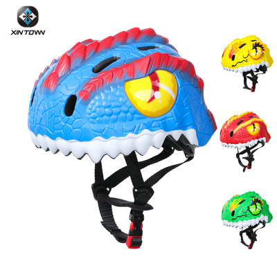 Xintown Children's Helmet Roller Skating Balance Car Outdoor New Bicycle Cap Cartoon Riding Helmet Protective Gear