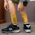 Basketball Socks Men's Autumn Ins Trendy Mid-Calf Length Socks Breathable Deodorant Sports Stockings High-Top Long Cotton Socks