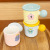 Cute Macaron Mug with Lid Girl Heart Ceramic Cup Good-looking Office Drinking Cup Breakfast Cup