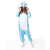 Cartoon One-Piece Pajama Flannel Autumn and Winter Factory Pajamas Nightgown Plush Donald Duck Spotted Dog Pajamas Love