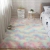 Living Room Carpet Silk Hair Tie-Dyed Coffee Table Carpet Balcony Bedroom Floor Mat