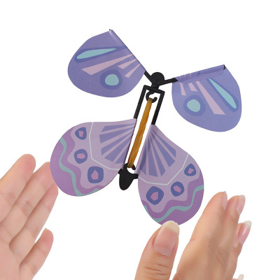 Cross-Border 2021 New Magic Butterfly Flying Butterfly Flying Butterfly Strange Creative Magic Prop Toy