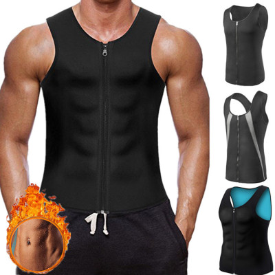 Factory Direct Supply Hot Shapers Sports Fitness Vest Cardigan New Fitness Vest Men's Zipper Vest