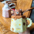 Cute Creative Water Cup Lid Straw Ins Style Female Ceramic Milk Cup Design Sense Niche Mug Couple