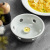 Ceramic Plate Fish Tableware Cooking Plate Household Creative Hot Pot Alcohol Block Candle Holder Thermal Insulation Heating Soup Plate