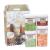 Customized Cross-Border Cereals Storage Box Kitchen Food Plastic Storage Tank Four-Piece Set Transparent Sealed Easy-to-Buckle Cans