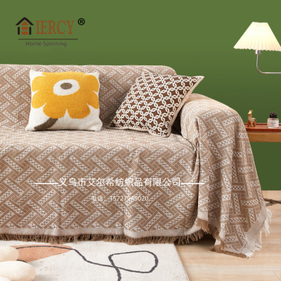 Nordic Sofa Cover Cloth Ins Style Anti-Scratching Sofa Cushion All-Inclusive Non-Slip Simple Modern Universal Sofa Cover Slipcover