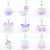 Cross-Border Hot Bubble Music Keychain Mouse Killer Pioneer Pendant Mouse Killer Pioneer Keychain Silicone Finger Toy