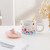 Tulip Ceramic Cup with Cover Spoon Cute Mug Water Cup Good-looking Girl Ins Student White Collar Can Be Ogo