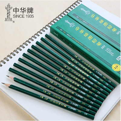 Chinese Pencil HB/H/2H/3H/6H/B/2B/3B/4B/5B/6B/8b Chinese Brand Student Drawing Pencil