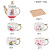 Nordic Tea Set Teapot Cup Water Cup Complete Set of Cups Santa Claus Tea Set Tea Cup Set Living Room Home Cups