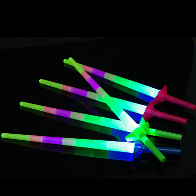 Stall Hot Sale Light Stick Children's Luminous Toys Telescopic Glow Stick Light Stick Led Glow Stick Factory Direct Sales