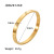 European and American Autumn and Winter Retro Titanium Steel Open-Ended Bracelet Fashion All-Match Gold-Plated Stainless Steel Jewelry Inlaid Zircon Bracelet
