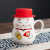 Creative Fortune Cat Ceramic Cup with Lid Good-looking Mug Printable Logo Gift Cup Coffee Drinking Cup