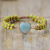 Cross-Border Amazon AliExpress Hot Selling Emperor Stone Heart Shaped Double Layer Hand Weaving Bracelet Adjustable Bracelet