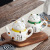 Ceramic Teapot Japanese Style Gift Filter Tea Set One Pot Two Cups Household Cute Funny Cat Teaware Gifts