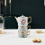 Northern European-Style Ceramic Teapot Cup Water Cup Complete Set of Cups Santa Claus Tea Set Tea Cup Set Living Room Home Gift