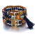 Bohemian Style Multi-Layer Wooden Bead Beaded Bracelet Elastic Bracelet Manufacturers Direct Supply Bracelet European and American Jewelry Wholesale
