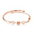 New Wancheng Small Waist Bracelet Female S925 Sterling Silver Bracelet Korean Style Simple Hand Jewelry Personalized Niche Design Mori Style
