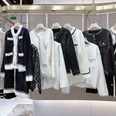 Discount Chanel Coat Autumn and Winter Women's Wear Match Sweater Cardigan Knitwear Physical Store Wholesale Supply