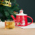 Creative Cute Cartoon Snowman Christmas Gift Ceramic Cup Christmas Tea Set Gift Set Souvenirs