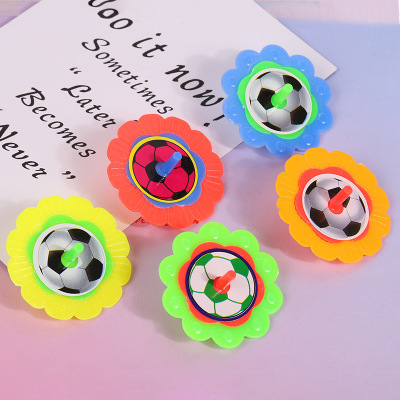 Football Gyro Rotating Smooth round Children's Toys Wholesale Thickened Wholesale Small Toys Children Gifts