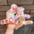 Cute Fluffy Strawberry Bear Grip Cartoon Barrettes Autumn and Winter Sweet Girly Shark Clip Hairpin Hair Ornaments