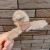 New High-Grade Cute Bear Plush Grip Alloy Love Autumn and Winter Hairpin Ponytail Back Head Hair Accessories