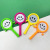 10cm Mini Smiling Face Small Hand-Shape Swatter Rattle Drum Small Toys Exclusive for Cross-Border Set Small Toys Kinder Joy Wholesale