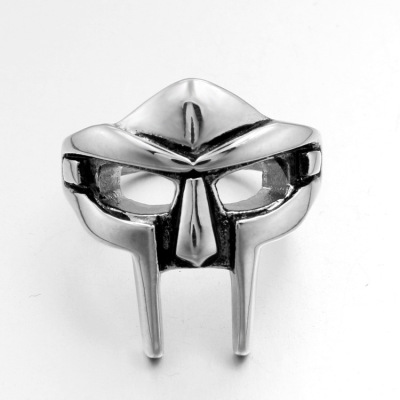 Pharaoh Mask Men and Women Ring Superman Iron Man Europe and America Cross Border Stainless Titanium Steel Couple Hands Jewelry