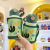 New Creative Geometric Cartoon More than Bottle for Children Styles Large Capacity Portable Thermos Cup Portable Sports Drinking Cup