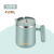 Nordic Office Cup 304 Stainless Steel Mug with Mobile Phone Holder Soup Cups Double Insulation Mug 450ml