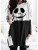 European and American Foreign Trade Halloween Women's Dress Long T-shirt Amazon Independent Station Popular Halloween Picture