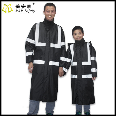 Long One-Piece Raincoat Rainproof Traffic Security Guard Security Patrol Clothes on Duty Flood Relief Raincoat Wholesale