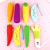 Korean Cute Vegetables Silicone Pencil Case Creative Fruit Cat's Paw Cartoon Large Capacity Pen Case Student Stationery Bag