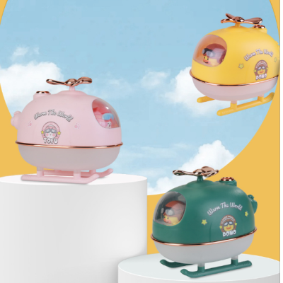 New USB Humidifier Helicopter Cute Pet Doll Household Heavy Fog Mini Cartoon Car Atomizer Aromatherapy