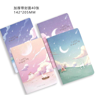 Wholesale 40 A5 Stitching National Fashion Notes Student Notepad Cute Soft Copy Exercise Book Thread Noteboy Factory