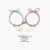 Women 'S Hair Rope Douyin Online Influencer Same Cartoon Couple Girlfriends Suction Small Rubber Band Carrying Strap Magnetic Bracelet Pair