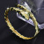 Factory Direct Sales Golden Scale Snake Open Spring Bracelet Female Snake-Shaped Open Personalized Bracelet Trendy High Sense Wholesale