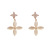 2022 New Real Gold Plating Temperamental Earrings and Eardrops 925 Silver Needle Women's Trendy Earrings Small Ear Rings