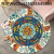 Crystal Velvet round Floor Mat Household Bedroom Carpet Living Room Coffee Table Computer Chair Floor Mat Door Mat